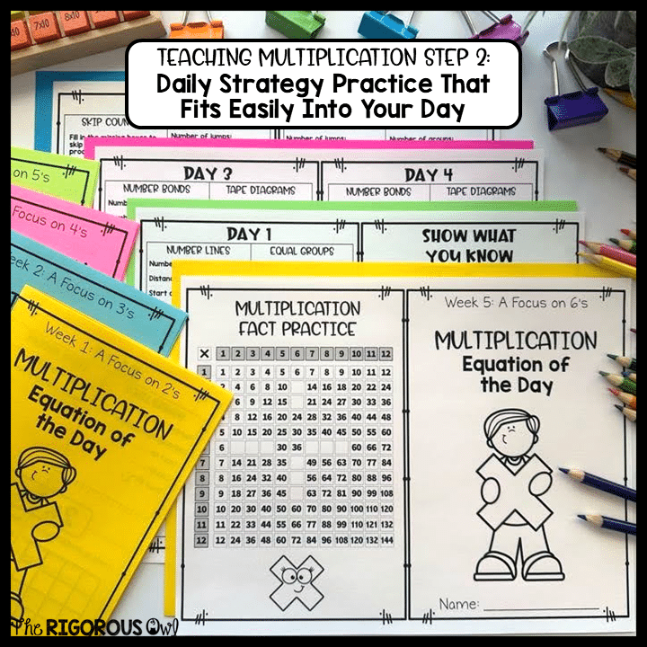 Daily Strategy Practice That Fits Your Day Daily multiplication strategy practice using one problem multiple ways