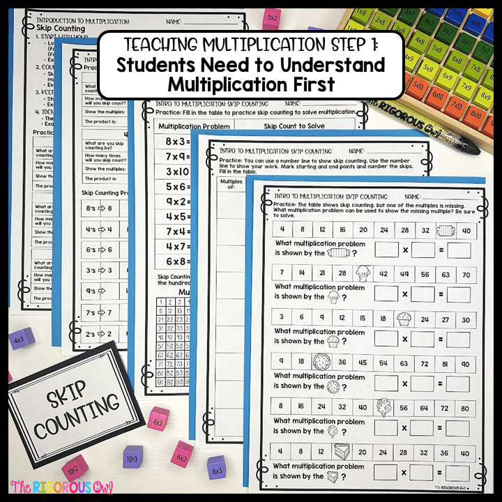 Build Understanding Before Practice Introduction to multiplication with visual models and strategies